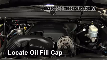 2008 Cadillac Escalade 6.2L V8 Oil Add Oil